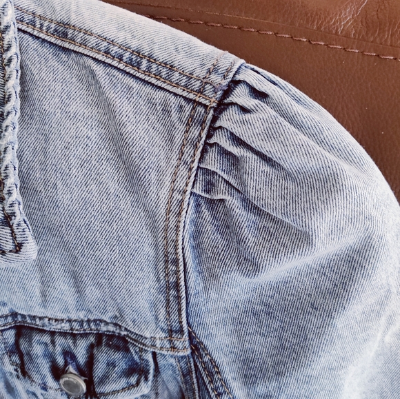 Blank NYC denim peplum jacket - Picture 5 of 7